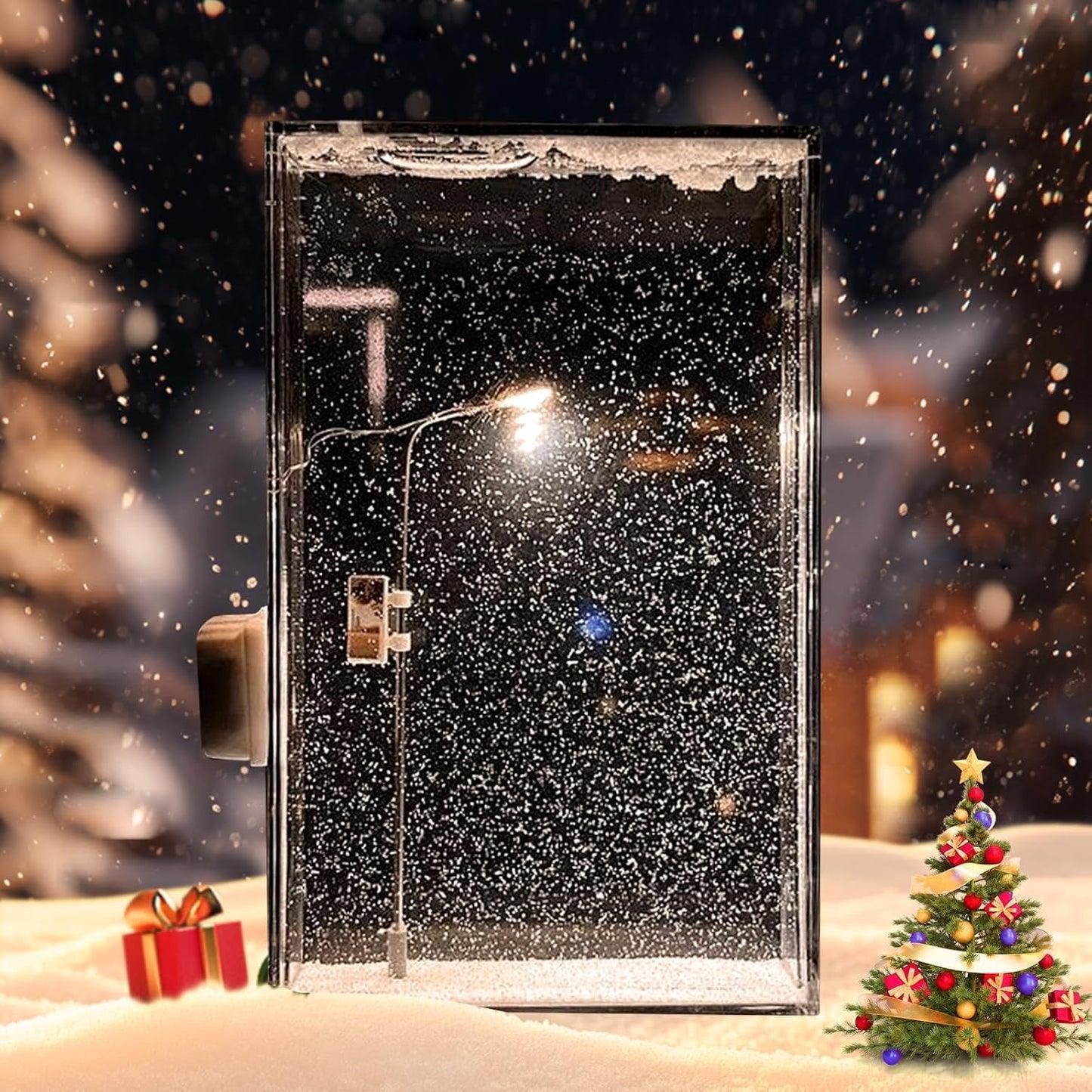 Snow flake desk street light