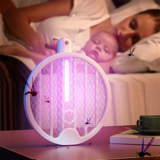 Mosquito killer raquette