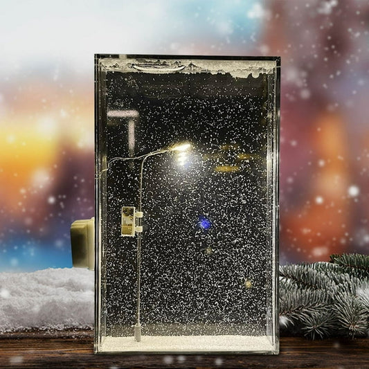 Snow flake desk street light